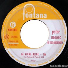 Discos de vinilo: PETER MOORE ET SON ENSEMBLE LA VIGNE BLEUE MODAL JAZZ [SG,PROMO FRANCE 1961] [VG] 🔊