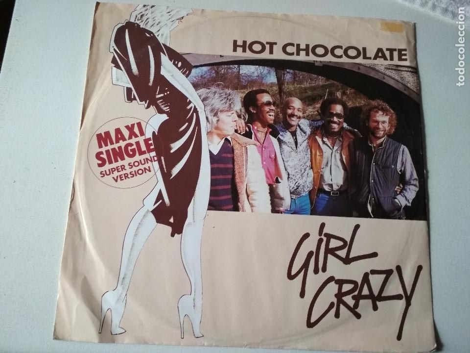 Discos de vinilo: HOT CHOCOLATE GRIL CRAZY, 1982 - Foto 1