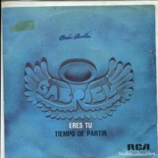 Discos de vinilo: GABRIEL / ERES TU / TIEMPO DE PARTIR (FRANK BELVER-SANTIAGO PICO- JORDI COLOMER) SINGLE RCA 1976. Lote 306658068