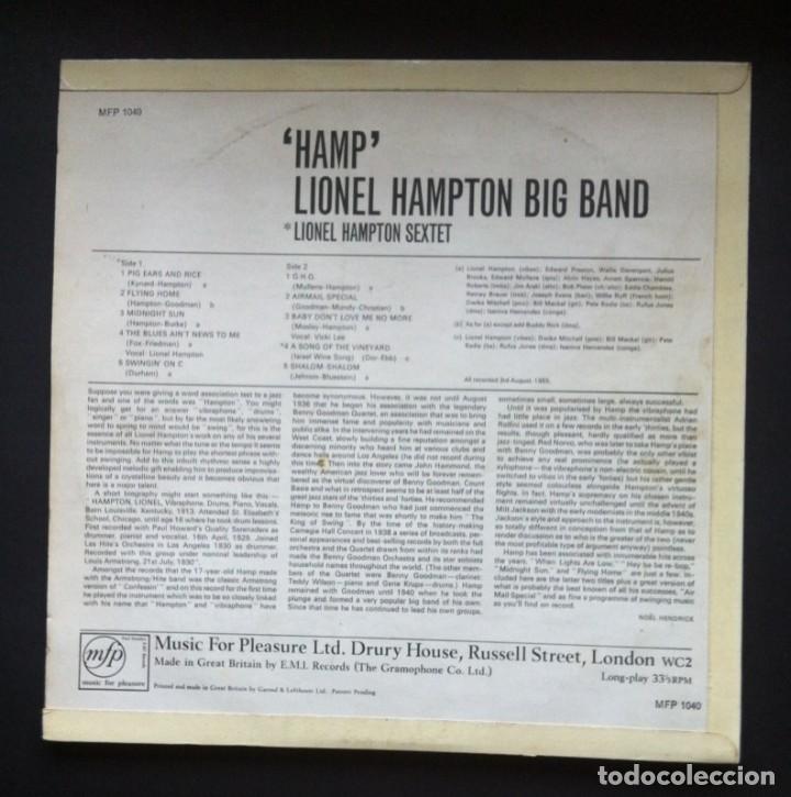 Discos de vinilo: LIONEL HAMPTON - Hamp - LP UK - MFP - Foto 2