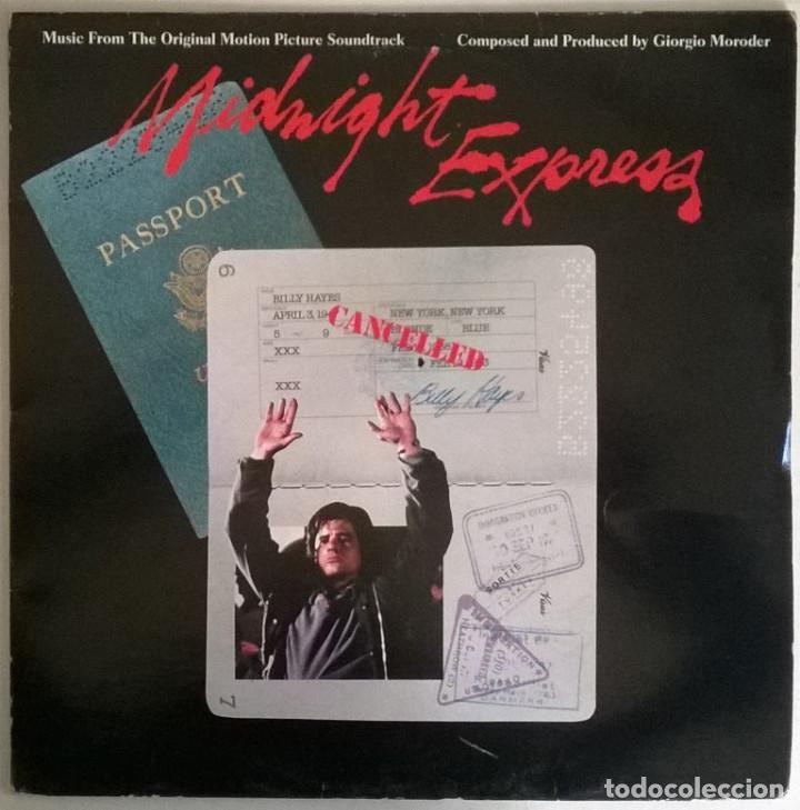 Discos de vinilo: Giorgio Moroder. Midnight Express (BSO). Cassablanca, France 1978 LP - Foto 1