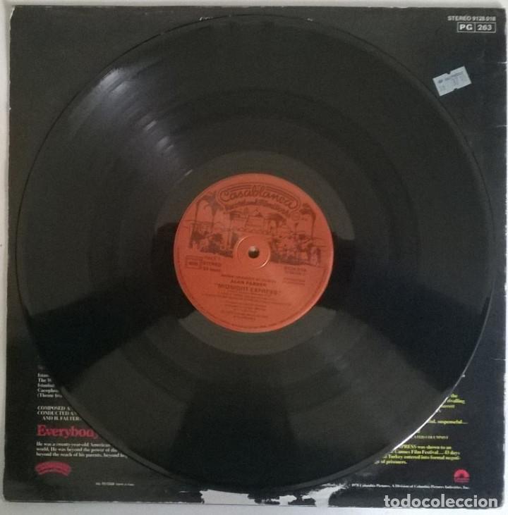 Discos de vinilo: Giorgio Moroder. Midnight Express (BSO). Cassablanca, France 1978 LP - Foto 4