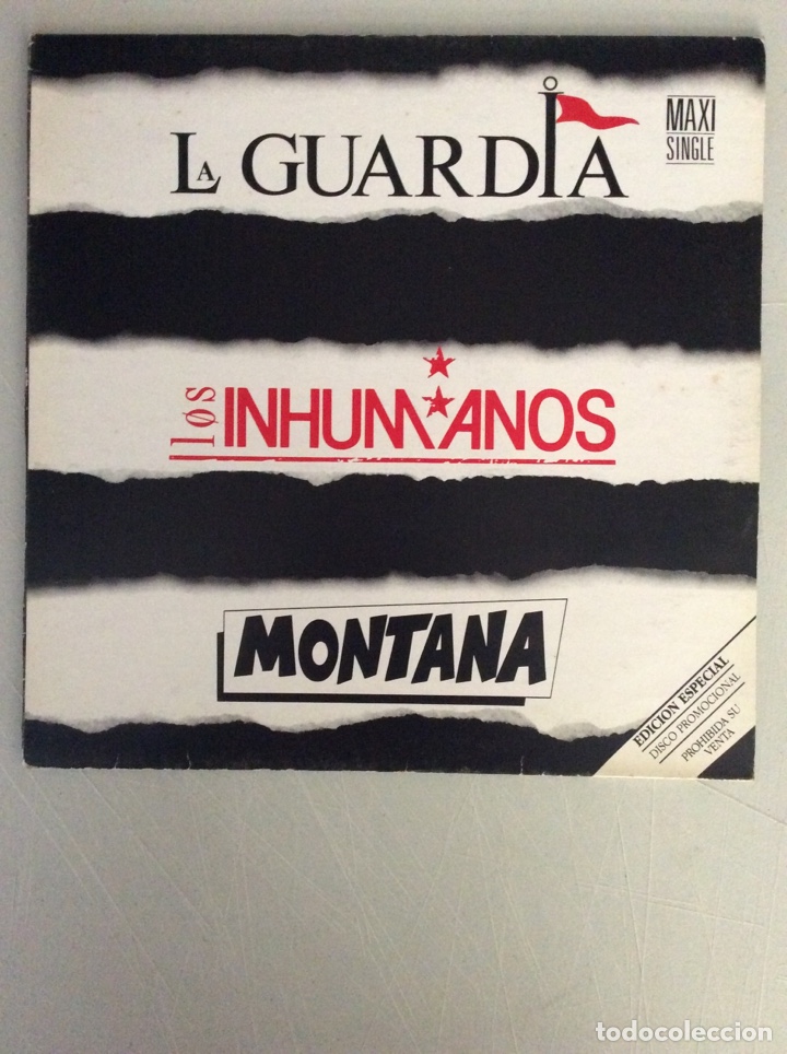 Discos de vinilo: La Guardia, Los Inhumanos, Montana. - Foto 1