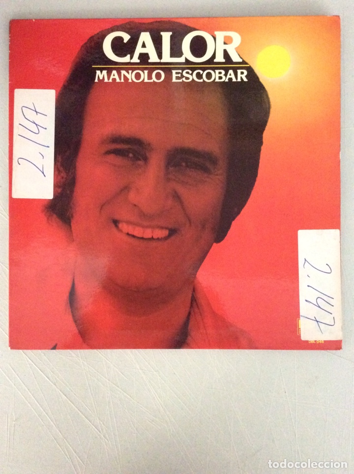 Discos de vinilo: Manolo Escolar. Calor. - Foto 1
