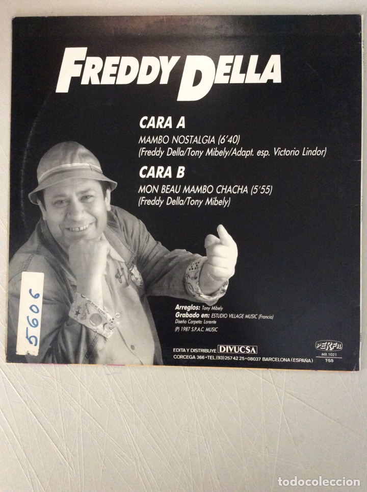 Discos de vinilo: Freddy Della. Mambo nostalgia. - Foto 2