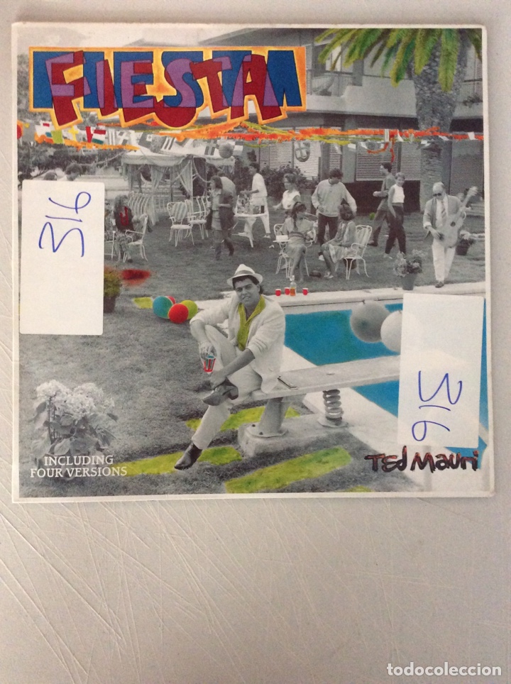 Discos de vinilo: Ted Mauri. Fiesta. Including four versions. - Foto 1
