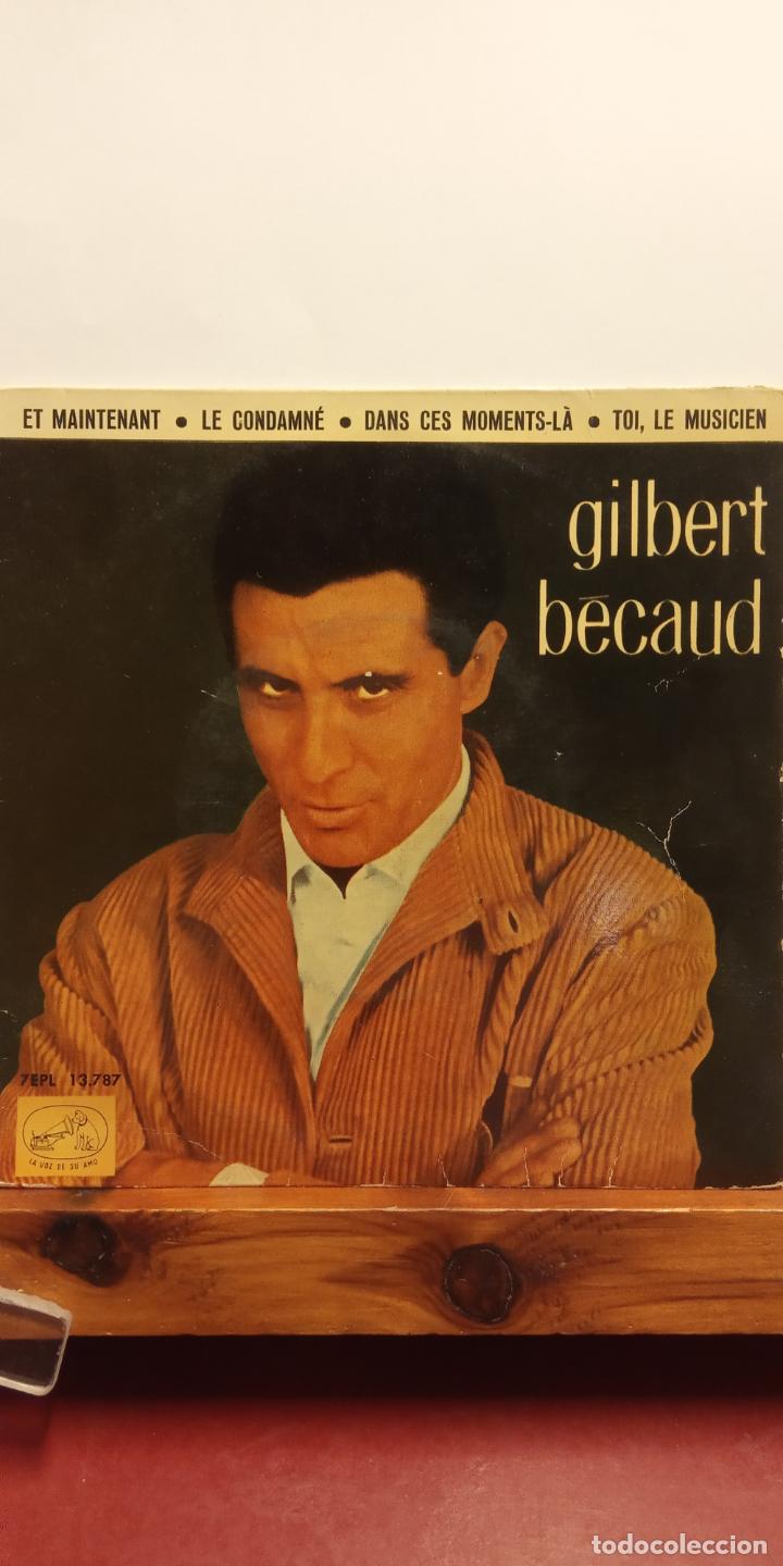 Discos de vinilo: SINGLE. GILBERT BECAUD. LA VOZ DE SU AMO - Foto 1