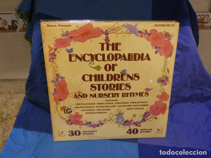 Discos de vinil: boxx155 QUATRUPLE LP CANCIONES INFANTILES EN INGLES RONCO 1980 BUEN ESTADO