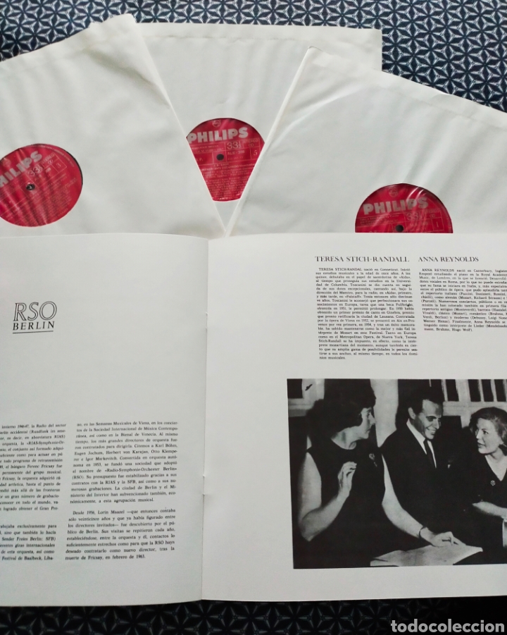 Discos de vinilo: Bach. MISA EN SI MENOR. Maazel. PHILIPS (3Lps) - Foto 2