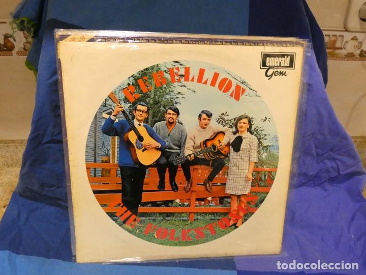 Discos de vinilo: BOXX155 LP UK CIRCA 1968 THE FOLKSTONES REBELLION BUEN ESTADO