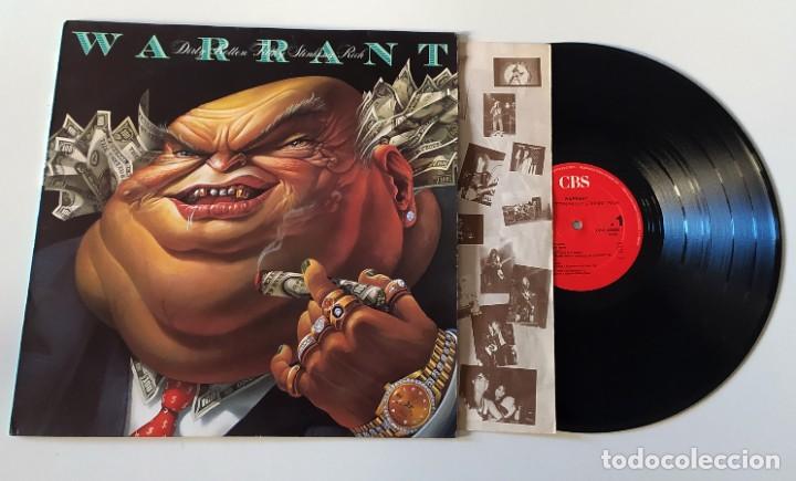 Discos de vinilo: LP WARRANT - DIRTY ROTTEN FILTHY STINKING RICH - Foto 3