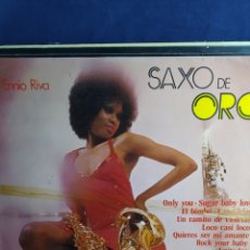 Discos de vinilo: LP SAXO DE ORO. ENNIO RIVA.. Lote 306777638