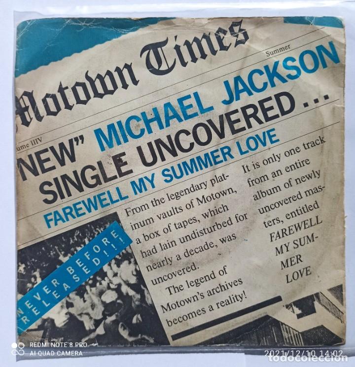 Discos de vinilo: MICHAEL JACKSON - FAREWELL MY SUMMER LOVE - Foto 1