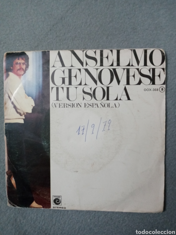 Discos de vinilo: Anselmo Genovese-tu sola..disco vinilo single - Foto 1