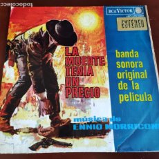 Discos de vinilo: LA MUERTE TENIA UN PRECIO - LP - 1966 - BSO - ENNIO MORRICONE. Lote 306813513