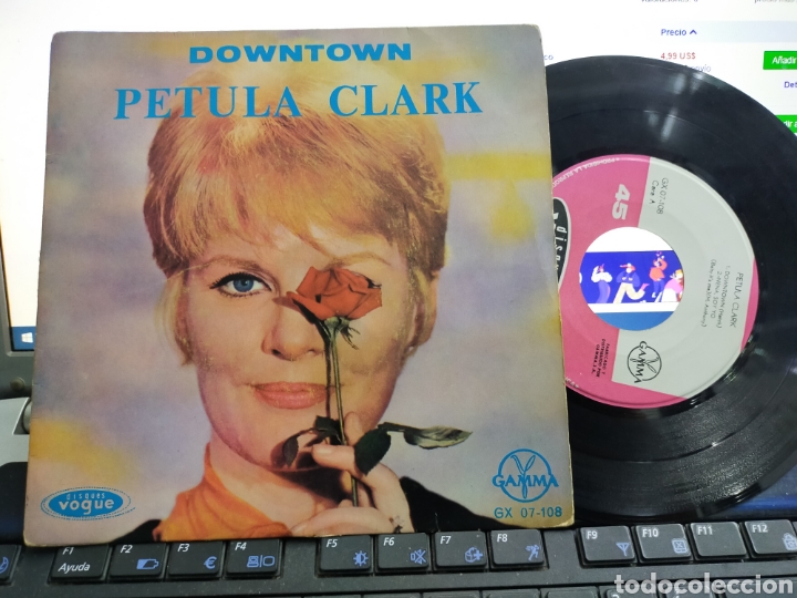 Discos de vinilo: Petula Clark ep downtown + 3 M&eacute;xico - Foto 1