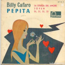 Discos de vinilo: BILLY CAFARO - PEPITA + 3 EP.S - 1960. Lote 306824923