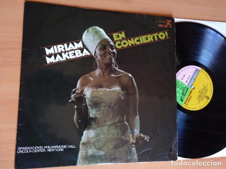 Discos de vinilo: MIRIAM MAKEBA EN CONCIERTO LP HISPAVOX 1968 - Foto 1