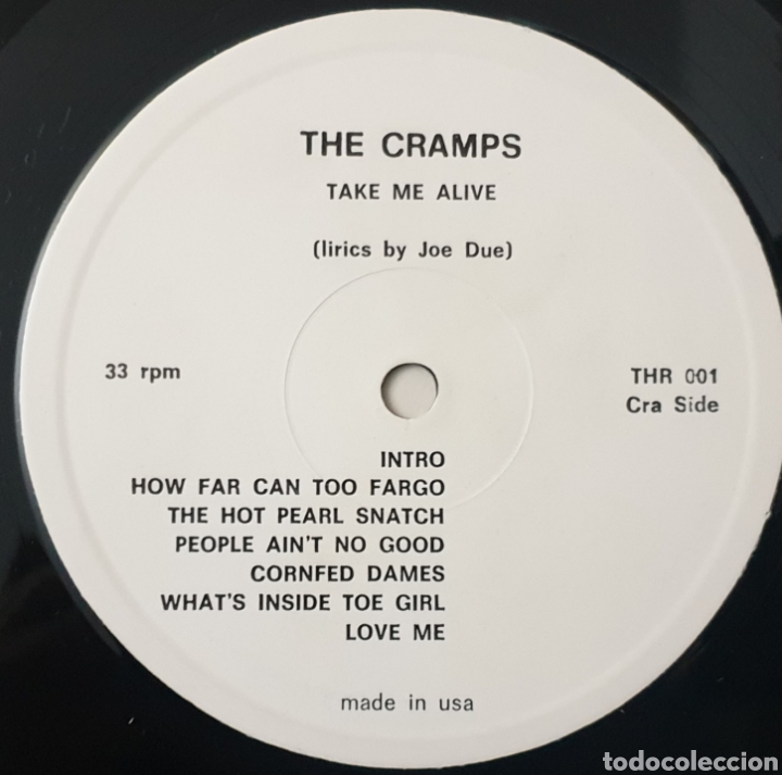 Discos de vinilo: LP - THE CRAMPS - Take Me Alive - Foto 10