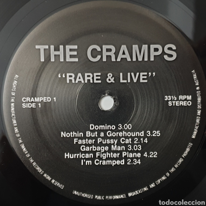 Discos de vinilo: LP - THE CRAMPS - Unleashed & Unreleased - Foto 5