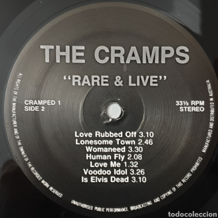 Discos de vinilo: LP - THE CRAMPS - Unleashed & Unreleased - Foto 7