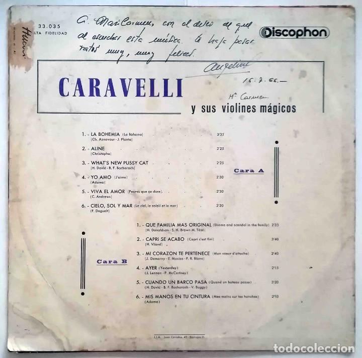 Discos de vinilo: Caravelli - Jaime - Discophon 1965 - Foto 2