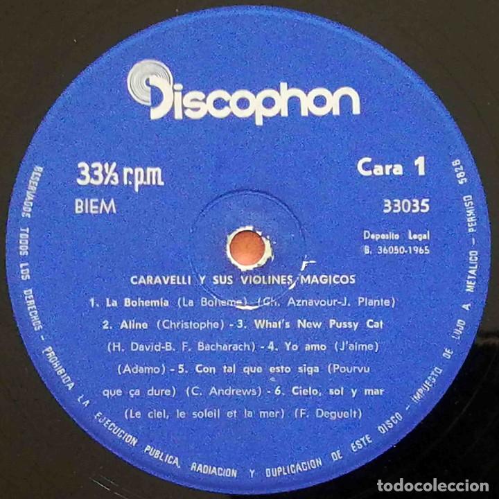 Discos de vinilo: Caravelli - Jaime - Discophon 1965 - Foto 3