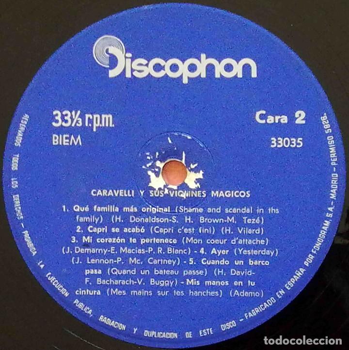 Discos de vinilo: Caravelli - Jaime - Discophon 1965 - Foto 4
