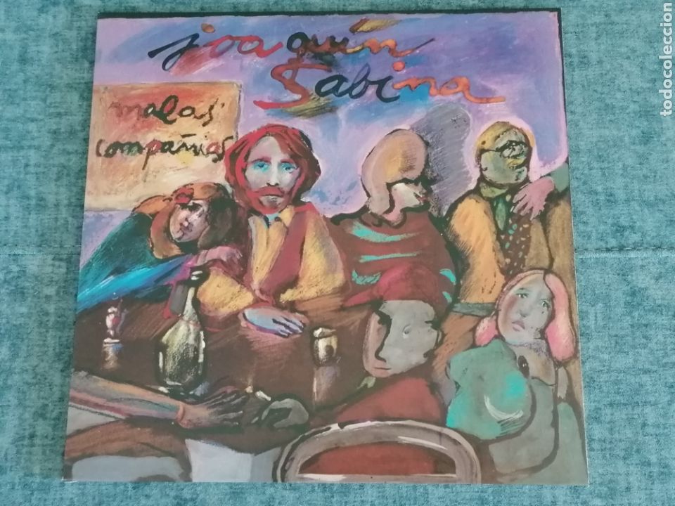 Discos de vinilo: Lp vinilo JOAQU&Iacute;N SABINA &rdquo;MALAS COMPA&Ntilde;&Iacute;AS&rdquo; - Foto 1