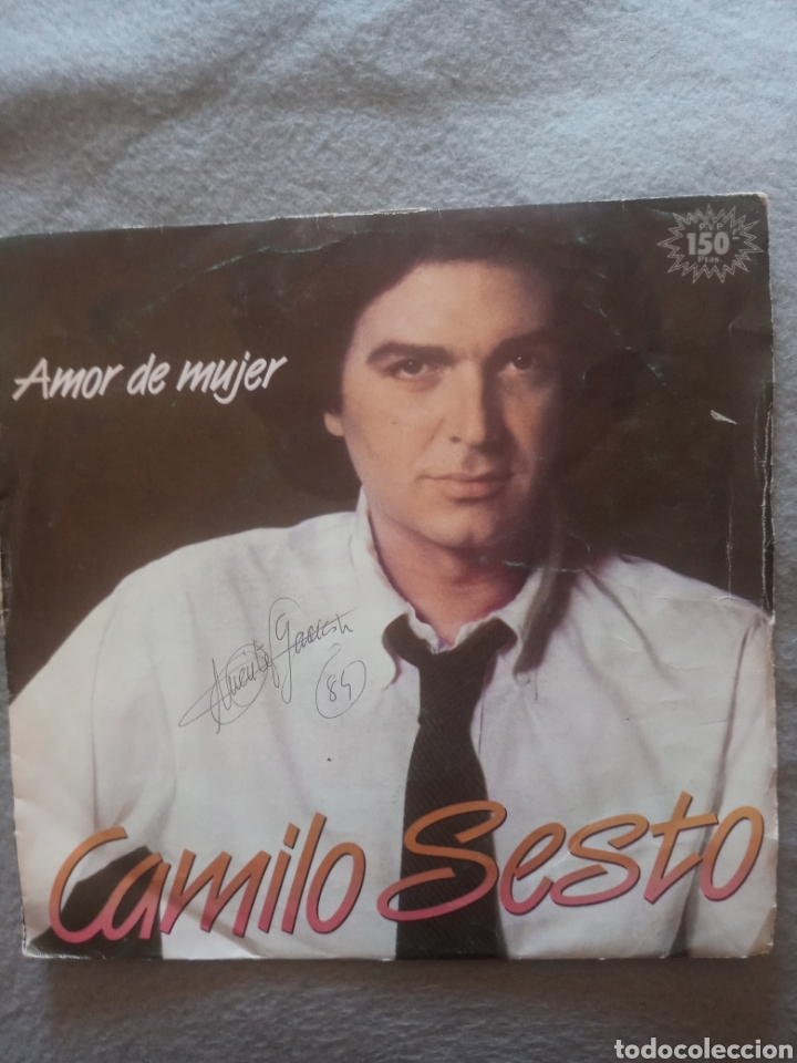 Discos de vinilo: Camilo Sesto-amor de mujer..disco vinilo single - Foto 1