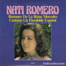 Discos de vinilo: NATI ROMERO - ROMANCE DE LA REINA MERCEDES - EP DE VINILO