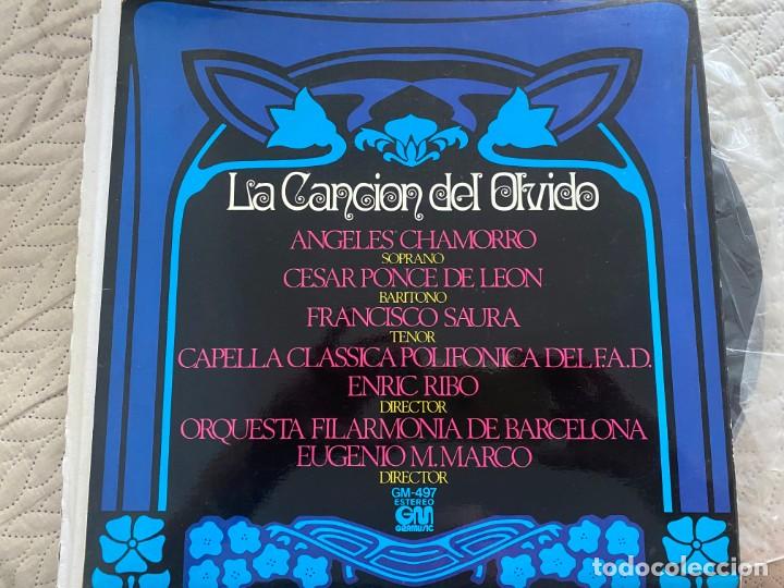 Discos de vinilo: LP CLASICO-LA CANCION DEL OLVIDO - Foto 1
