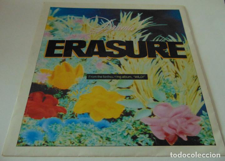 Discos de vinilo: Erasure &ndash; Drama! - SINGLE PROMO 1989 - Foto 1