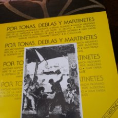 Discos de vinilo: POR TONAS,DEBLAS Y MARTINETES,GRABACIONES HISTÓRICAS. Lote 306956158