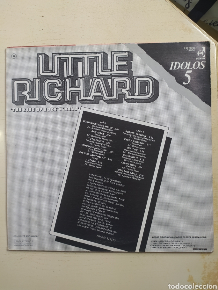 Discos de vinilo: LP Little Richard - Foto 2