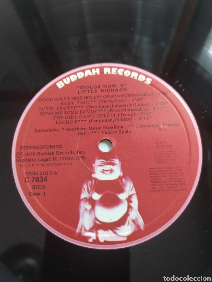 Discos de vinilo: LP Little Richard - Foto 3