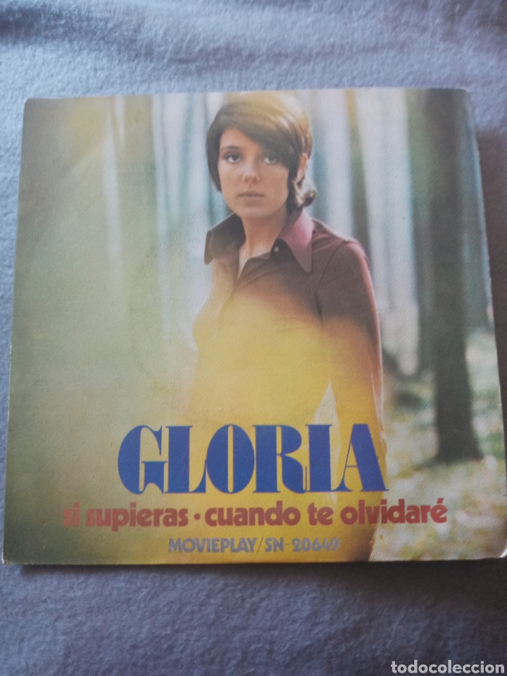 Discos de vinilo: Gloria-si supieras..disco vinilo single - Foto 1