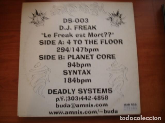 Discos de vinilo: D.J. Freak Le Freak Est Mort?? - Foto 2