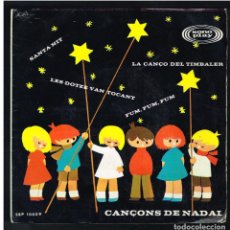 Discos de vinilo: CANÇONS DE NADAL - LES DOTZE VAN TOCANT / SANTA NIT + 2 - EP 1966 - SOLO PORTADA, SIN VINILO