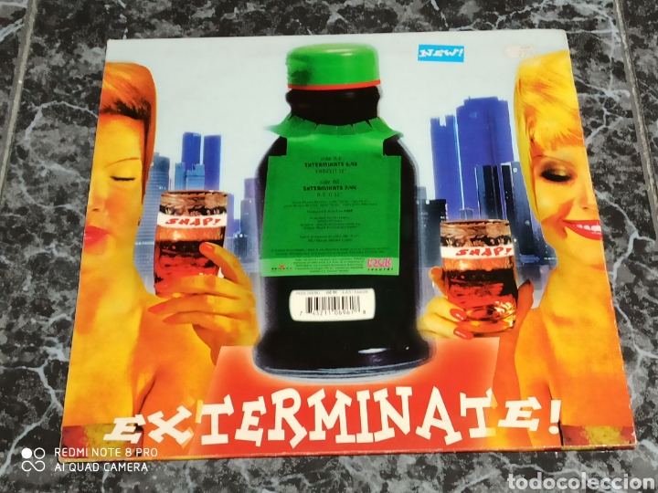 Discos de vinilo: Snap! Featuring Niki Haris! - Exterminate! (12&rdquo;) - Foto 2