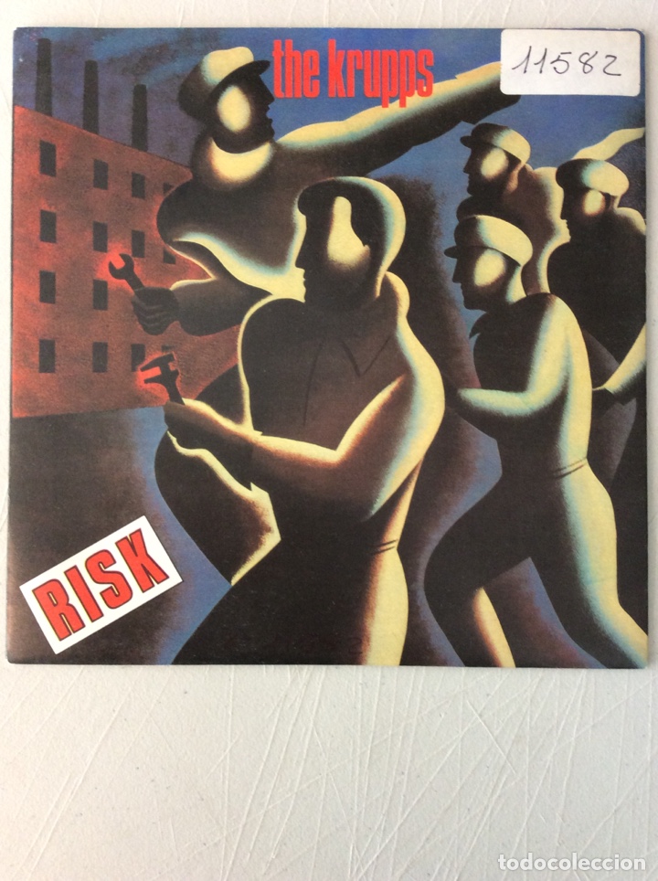 Discos de vinilo: The Krupps. Risk. Gladiators. - Foto 1