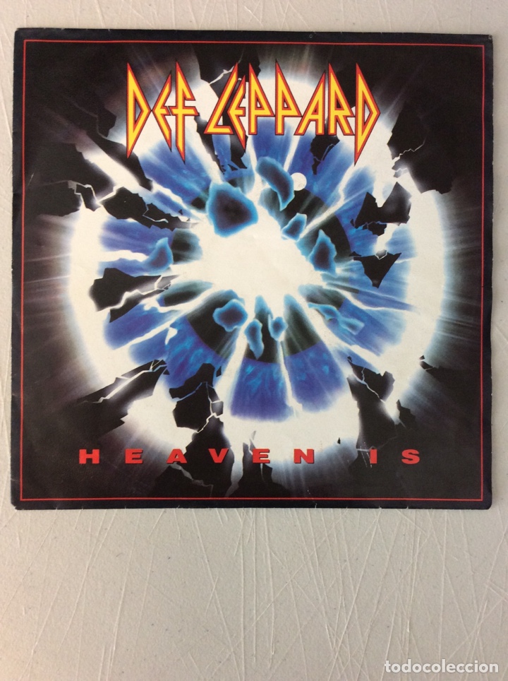Discos de vinilo: Def Leppard. Heaven is. - Foto 1