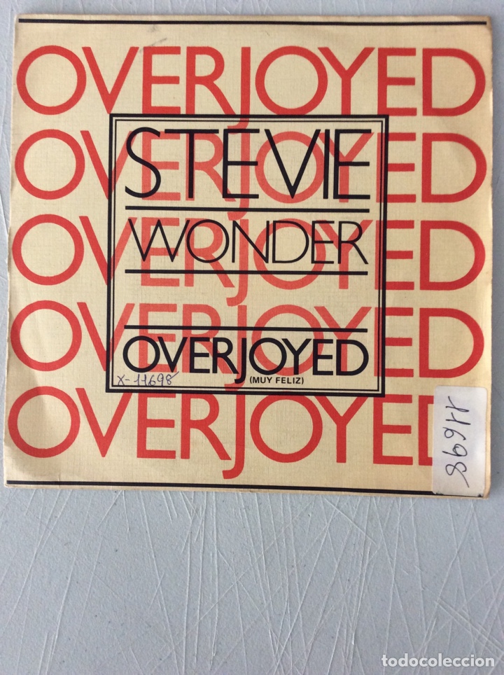 Discos de vinilo: Stevie Wonder. Overjoyed. - Foto 1