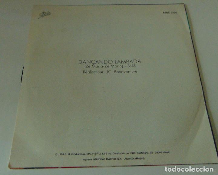 Discos de vinilo: Kaoma &ndash; Dan&ccedil;ando Lambada - SINGLE PROMO - Foto 2
