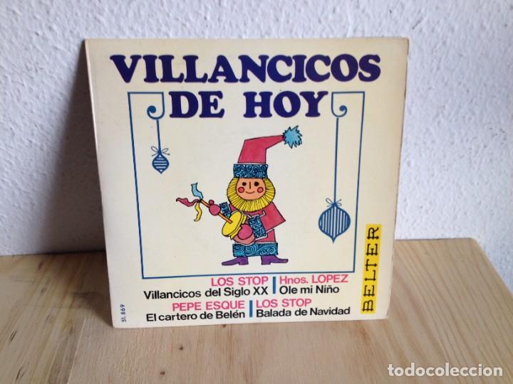 Disques de vinyle: LOS STOP - HNOS. LOPEZ - PEPE ESQUE - VILLANCICOS DE HOY EP 7&rdquo; SPANISH BELTER 1967 M-M