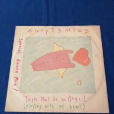 Discos de vinilo: EURYTHMICS - THERE MUST BE AN ANGEL (PLAYING WINTH MY HEART) SPECIAL DANCE MIX. Lote 307106473