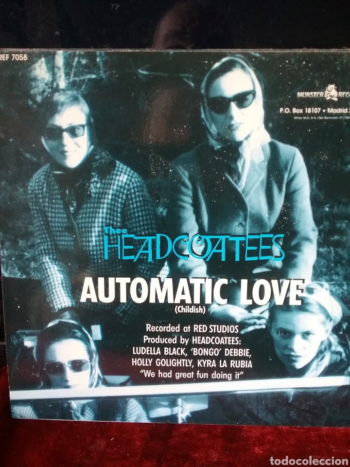 Discos de vinilo: HEADCOATEES 1994 7&rdquo; Munster Records - Foto 2