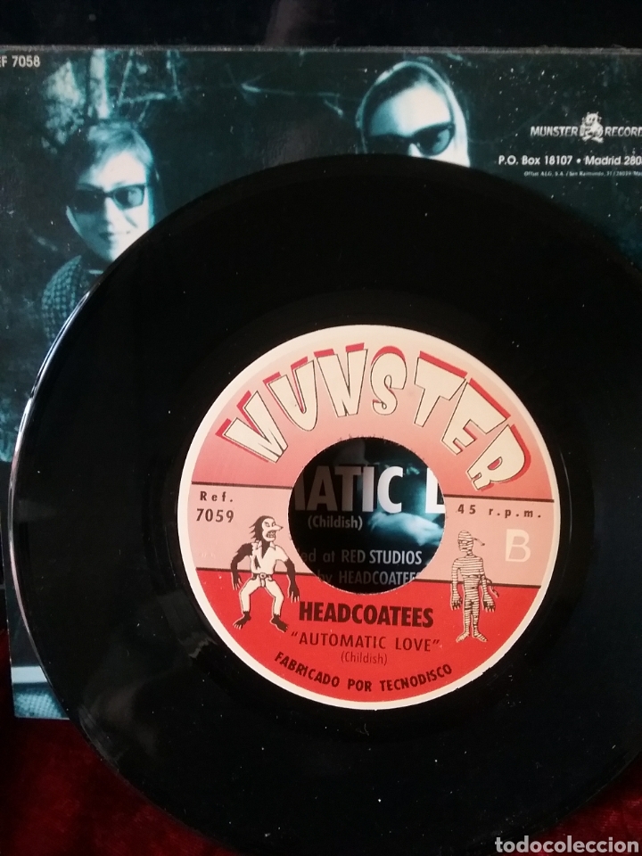 Discos de vinilo: HEADCOATEES 1994 7&rdquo; Munster Records - Foto 3