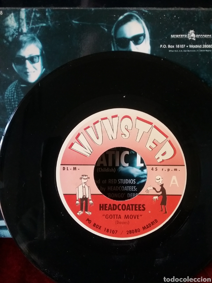 Discos de vinilo: HEADCOATEES 1994 7&rdquo; Munster Records - Foto 4