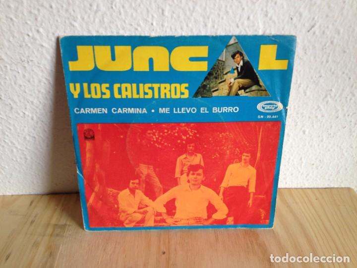 Discos de vinil: JUNCAL Y LOS CALISTROS - CARMEN CARMINA (FLAMENCO, ROCK) SINGLE 7&rdquo; VINYL SPAIN 1970.